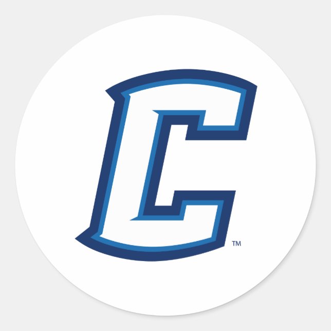 Creighton University C Classic Round Sticker (Front)