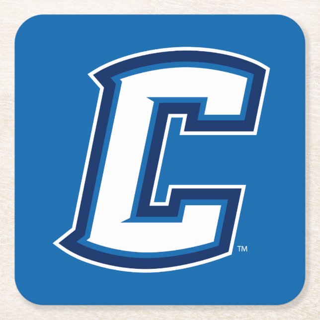 Creighton University C Square Paper Coaster (Front)