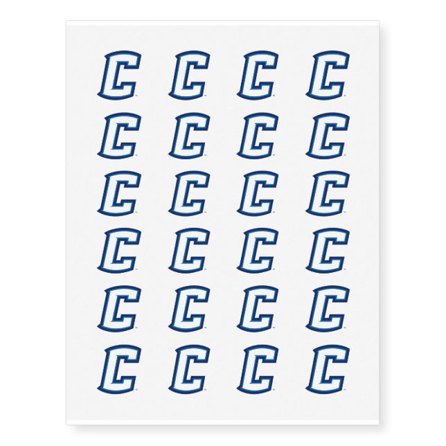 Creighton University C Temporary Tattoos (Front)