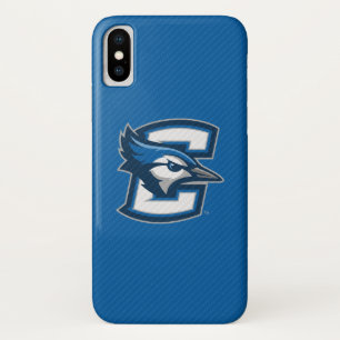 Creighton University Carbon Fiber Pattern iPhone X Case