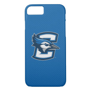 Creighton University Carbon Fiber Pattern iPhone 8/7 Case