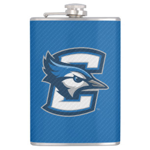 Creighton University Carbon Fiber Pattern Flask