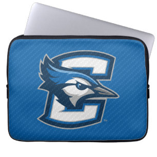 Creighton University Carbon Fiber Pattern Laptop Sleeve