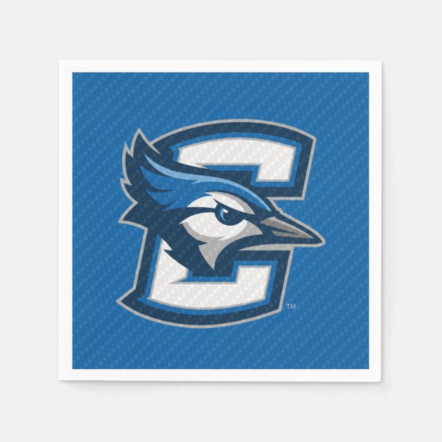 Creighton University Carbon Fiber Pattern Napkins (Front)