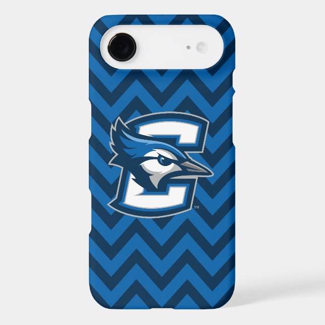 Creighton University Chevron Pattern Case-Mate iPhone Case (Back)