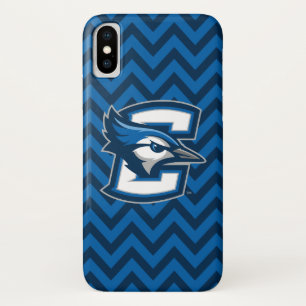 Creighton University Chevron Pattern iPhone X Case
