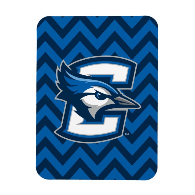 Creighton University Chevron Pattern Magnet (Vertical)