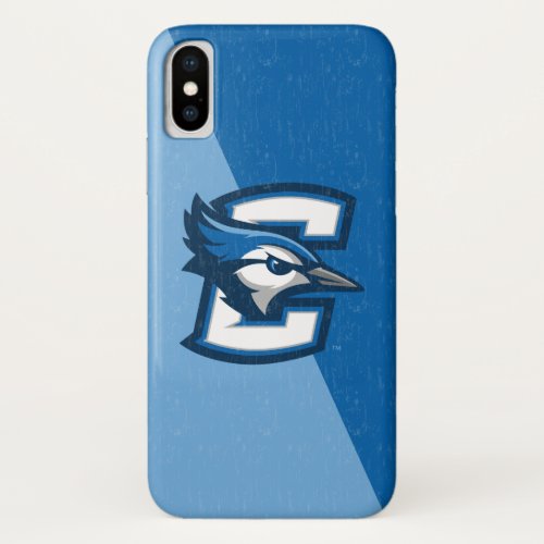 Creighton University Color Block Distressed iPhone X Case