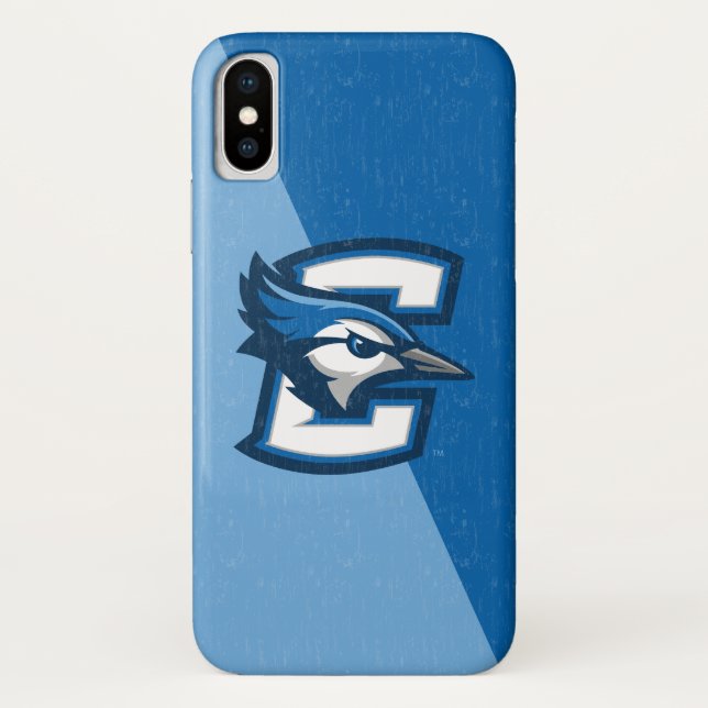 Creighton University Color Block Distressed Case-Mate iPhone Case (Back)