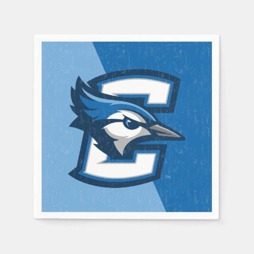 Creighton University Color Block Distressed Napkins