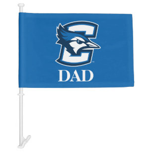 Creighton University Dad Car Flag