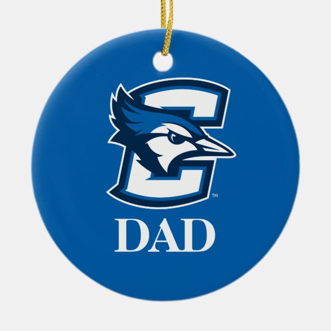 Creighton University Dad Ceramic Ornament (Front)