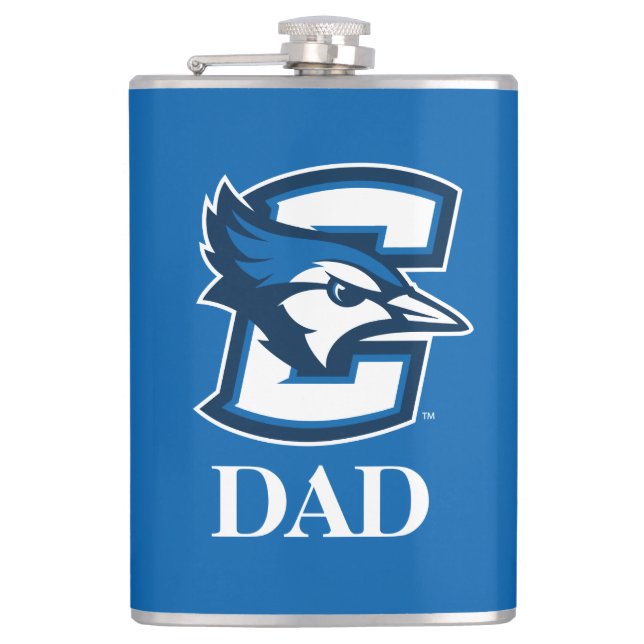 Creighton University Dad Flask (Front)
