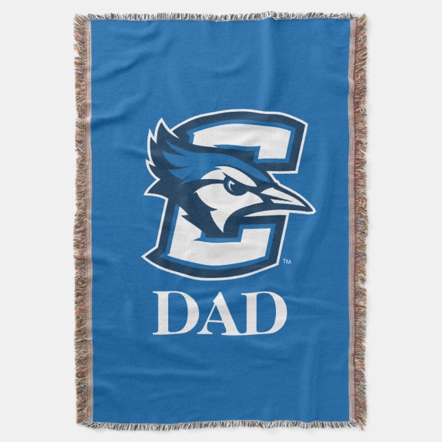 Creighton University Dad Throw Blanket (Front Vertical)