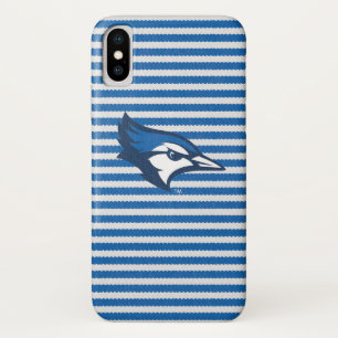 Creighton University Denim Stripes iPhone X Case