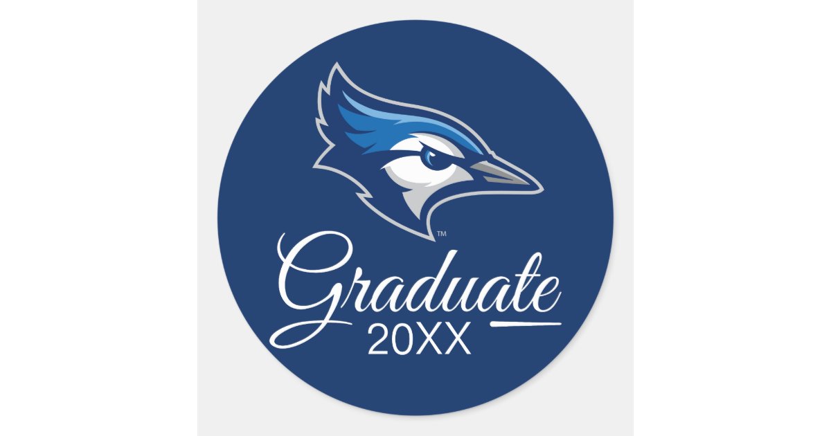 Creighton University Graduation Classic Round Sticker Zazzle