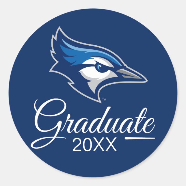 Creighton University | Graduation Classic Round Sticker (Front)