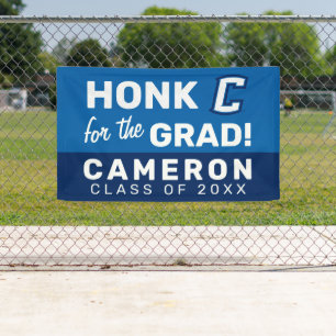 Creighton University Honk for the Grad Banner