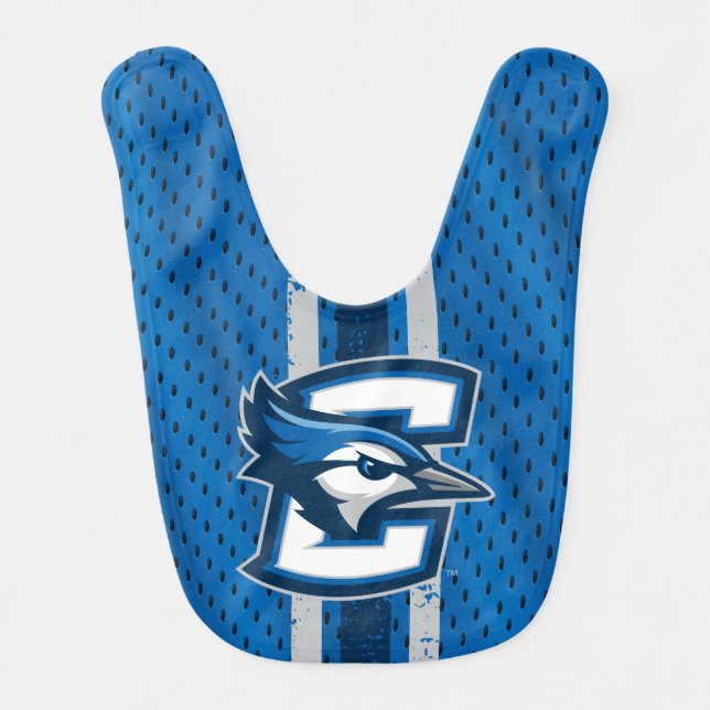 Creighton University Jersey Baby Bib (Front)