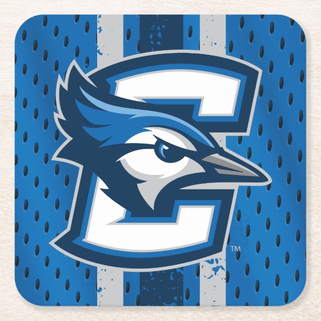 Creighton University Jersey Square Paper Coaster (Front)
