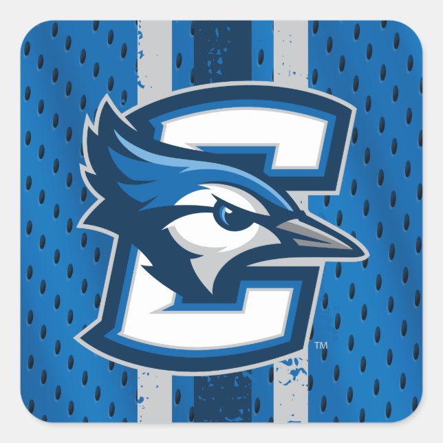 Creighton University Jersey Square Sticker (Front)