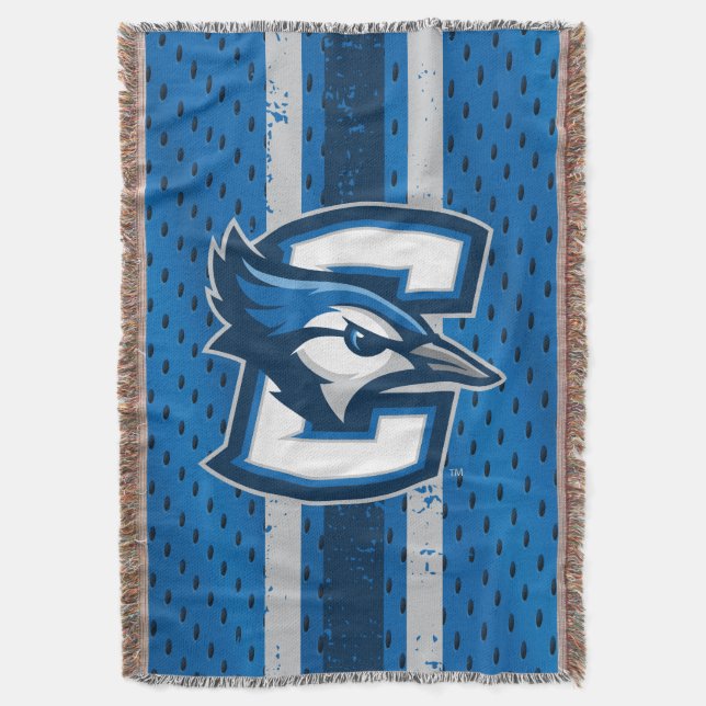 Creighton University Jersey Throw Blanket (Front Vertical)