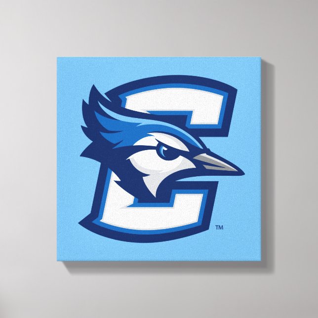 Creighton University Logo C Canvas Print (Front)
