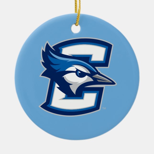 Creighton University Logo C Ceramic Ornament (Front)