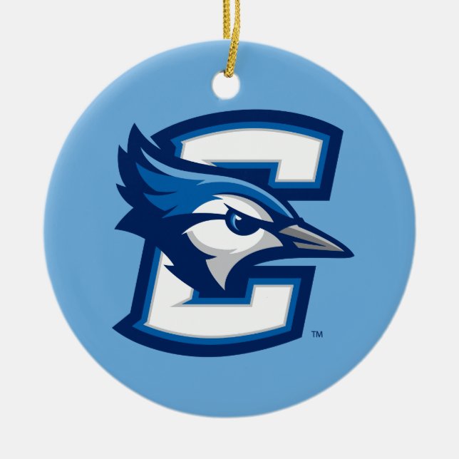 Creighton University Logo C Ceramic Ornament (Front)