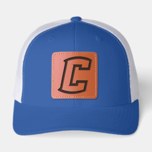 Creighton University Logo C Leather Patch Hat