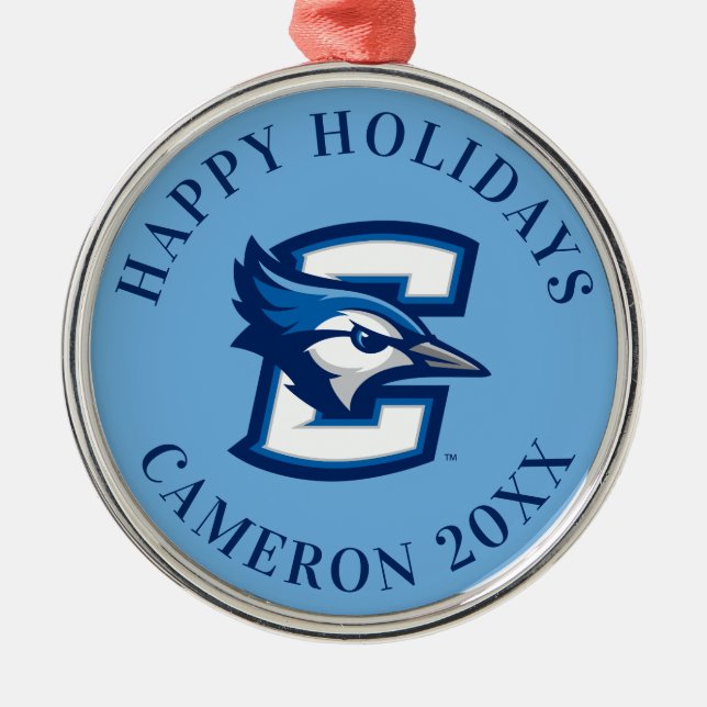 Creighton University Logo C Metal Ornament (Front)