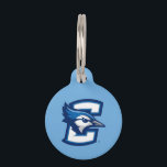Creighton University Logo C Pet ID Tag<br><div class="desc">Check out these new Creighton University designs! Show off your CU Bluejays pride with these new Creighton University products. These make perfect gifts for the Bluejays student, alumni, family, friend or fan in your life. All of these Zazzle products are customizable with your name, class year, or club. Go Jays!...</div>