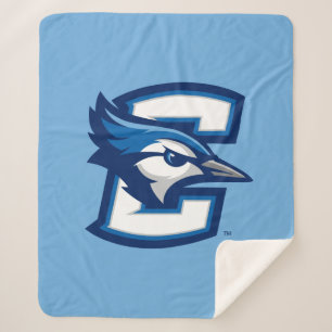 Creighton University Logo C Sherpa Blanket