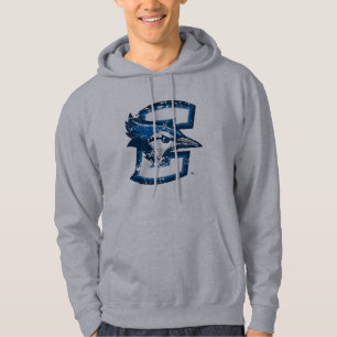 Creighton University Logo Distressed Hoodie