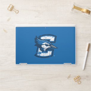 Creighton University Logo Distressed HP Laptop Skin