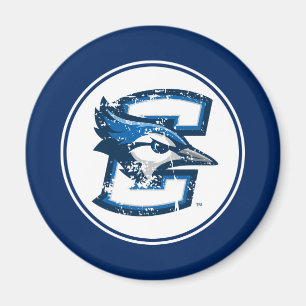 Creighton University Logo Distressed Magnet