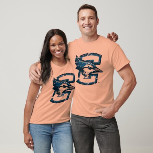 Creighton University Logo Distressed T_Shirt