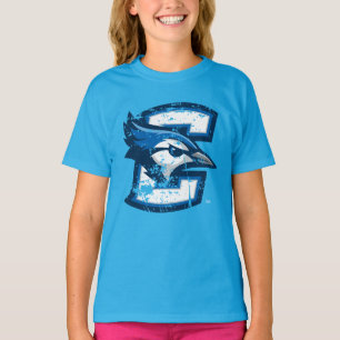 Creighton University Logo Distressed T-Shirt