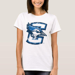 Creighton University Logo Distressed T-Shirt