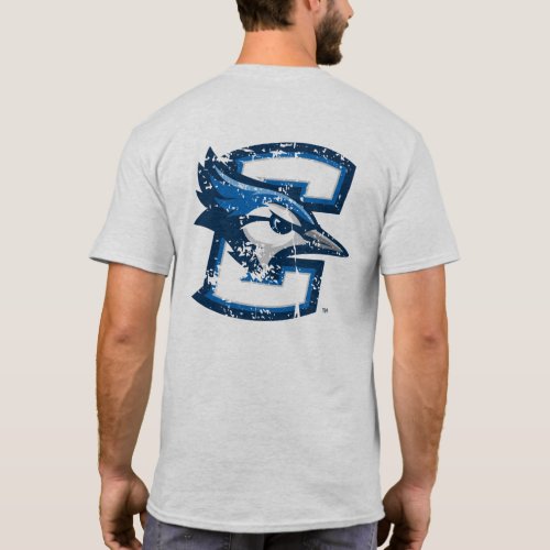 Creighton University Logo Distressed T_Shirt