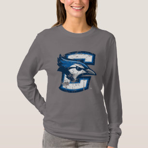 Creighton University Logo Distressed T-Shirt