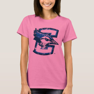 Creighton University Logo Distressed T-Shirt