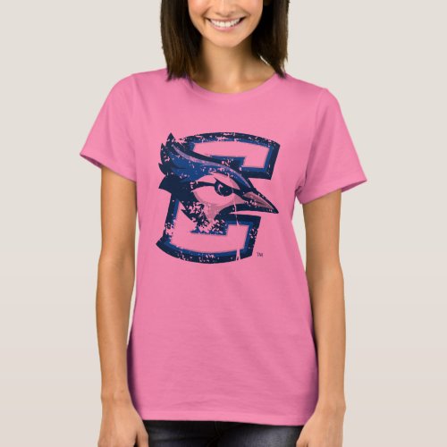 Creighton University Logo Distressed T_Shirt