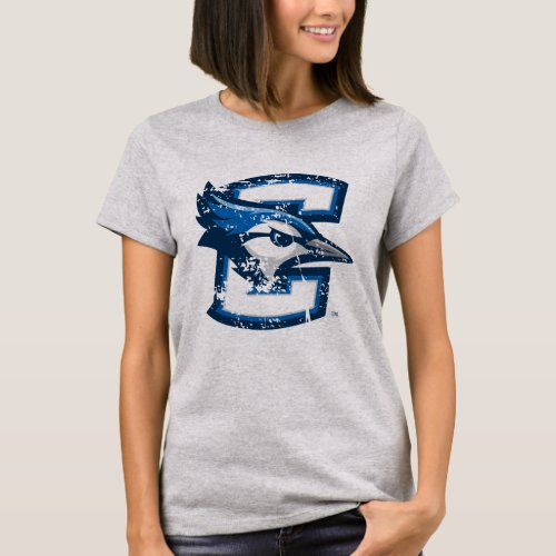 Creighton University Logo Distressed T_Shirt