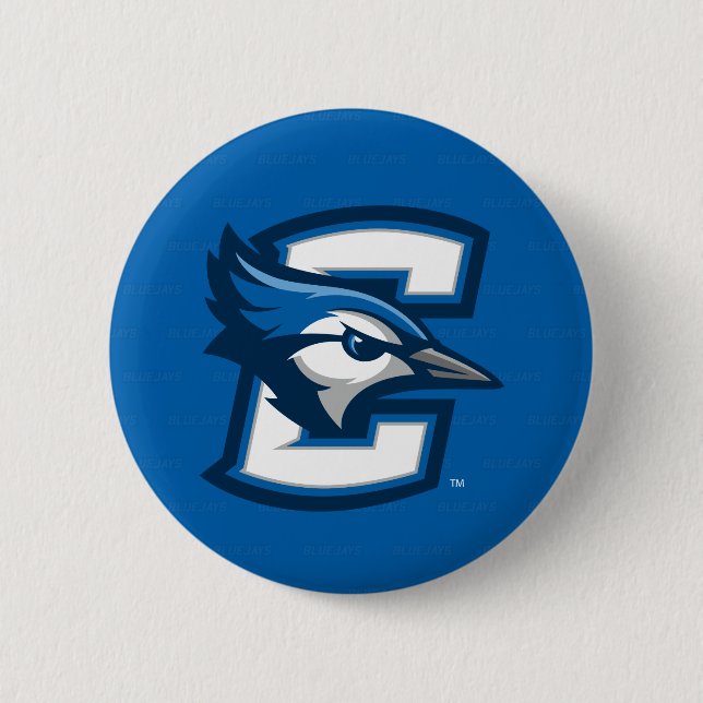 Creighton University Logo Watermark Button (Front)
