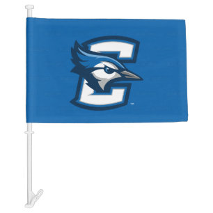 Creighton University Logo Watermark Car Flag