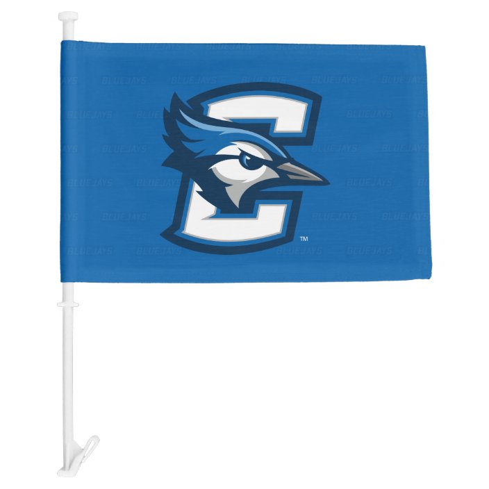 Creighton University Logo Watermark Car Flag | Zazzle.com