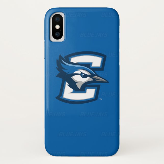 Creighton University Logo Watermark Case-Mate iPhone Case (Back)