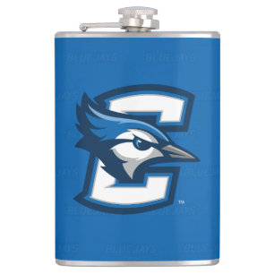 Creighton University Logo Watermark Flask