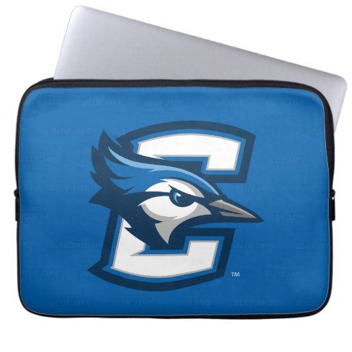 Creighton University Logo Watermark Laptop Sleeve